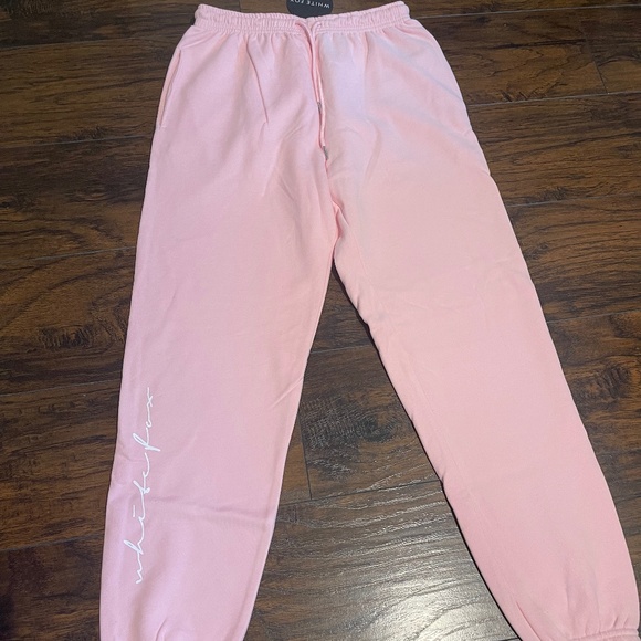 White Fox Boutique Pants - White fox Sweat Set (NWT)